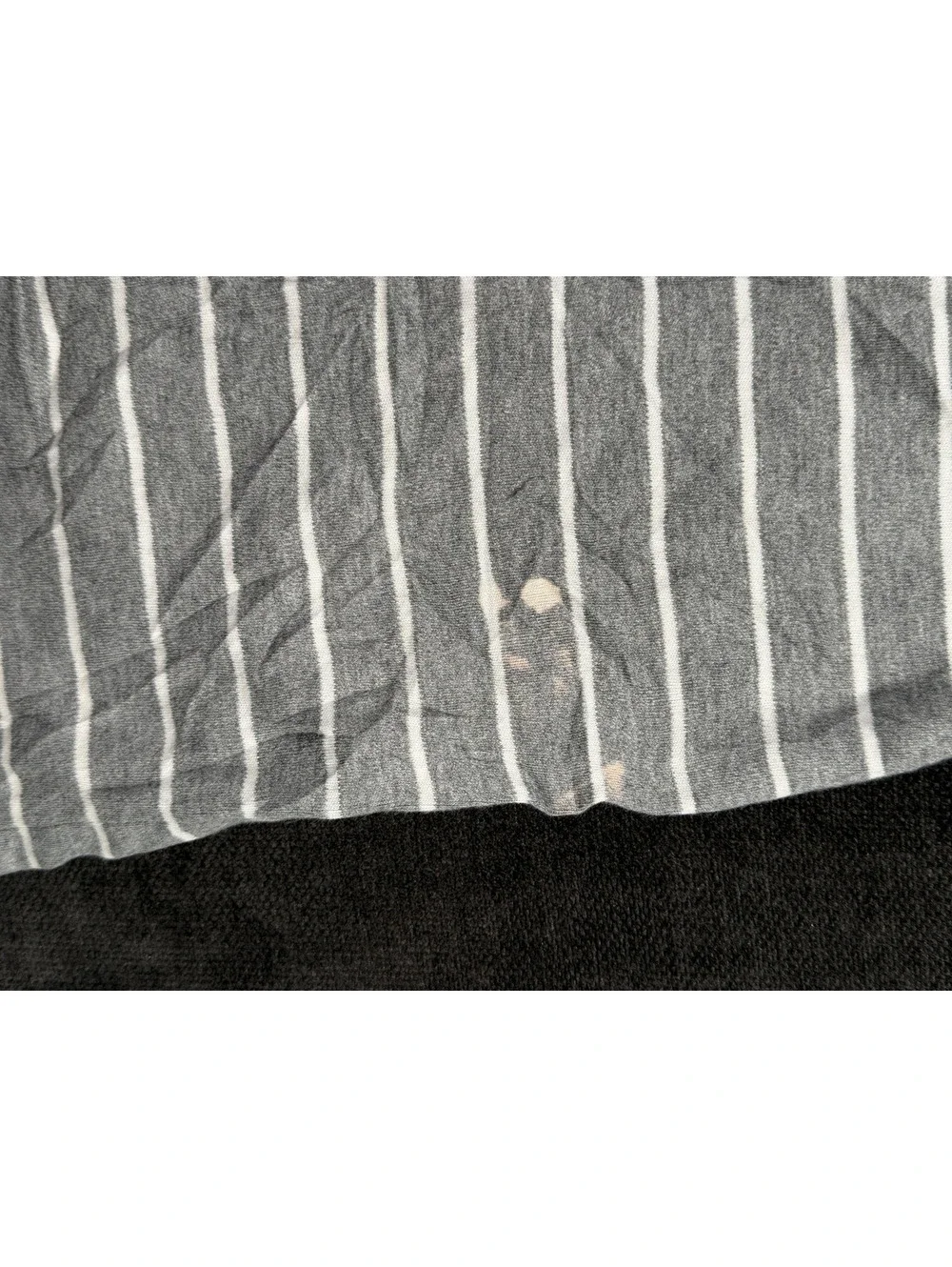Polo Ralph Lauren Men's 2XLT Gray Striped Long Sleeve Polo Shirt